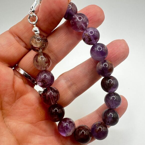 NWOT Super 7 beaded bracelet with sterling silver hardware! - Picture 4 of 9